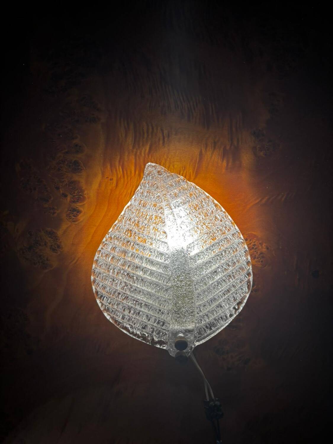 Murano wall light "leaf" by BAROVIER ET TOSO