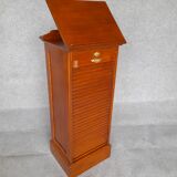 Filing cabinet with curtain and art nouveau desk
