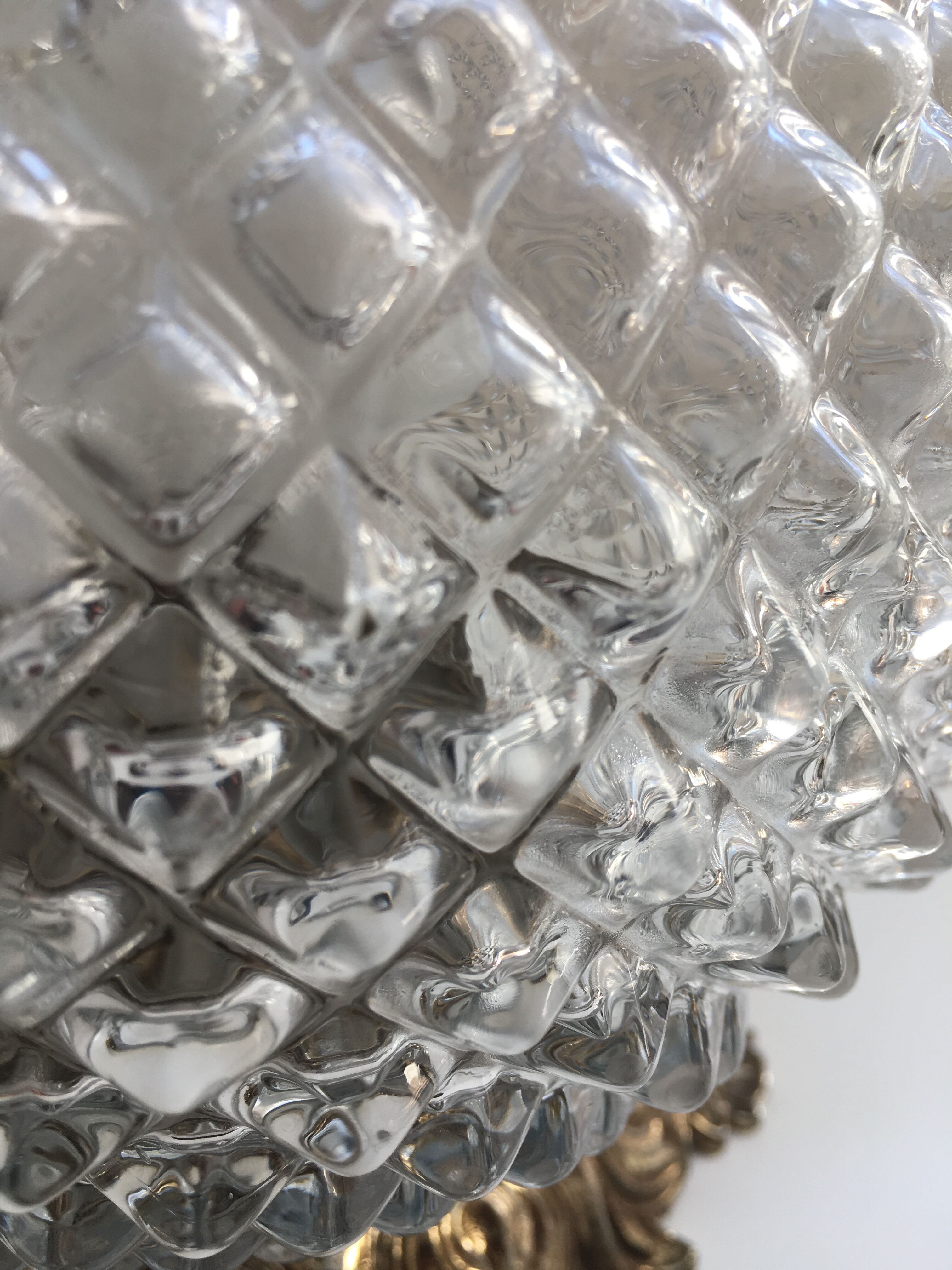 Diamond tipped ceiling lamp