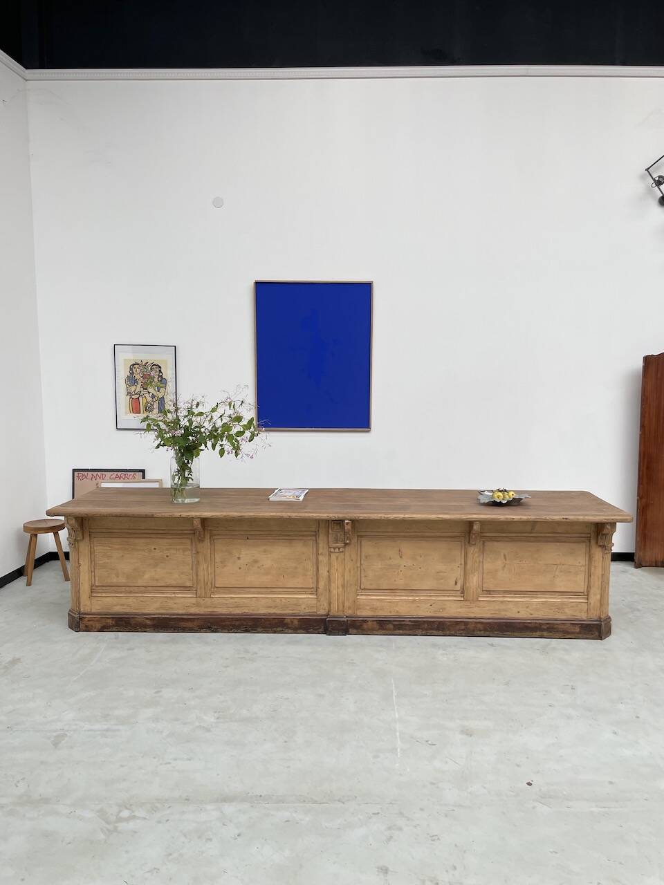 XXL oak and pine counter 350cm