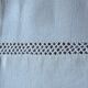 Drap lin monogramme PP art déco