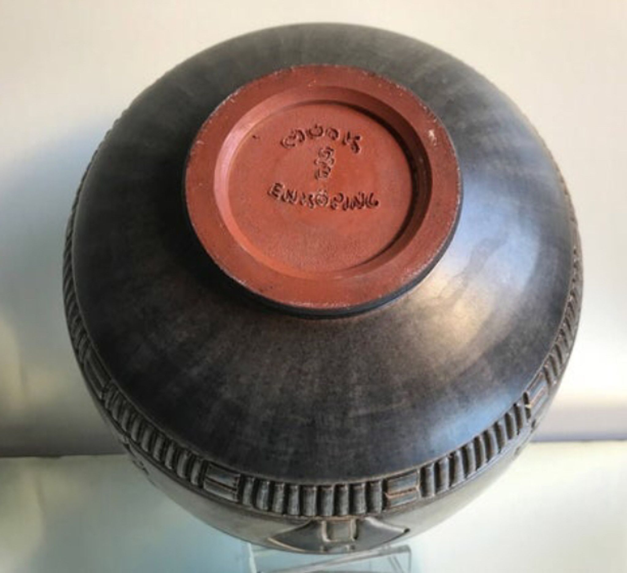 Stoneware bowl 1950's by Munk Keramik Enköping