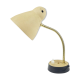 Former office lamp arm articulated in gold metal 50s