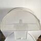 Mushroom wall lamp in perforated metal design 60s