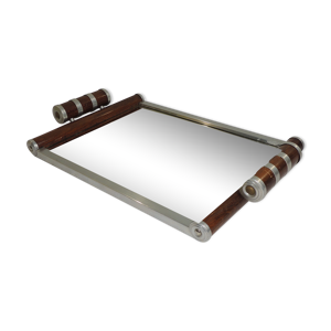 plateau miroir de service vintage