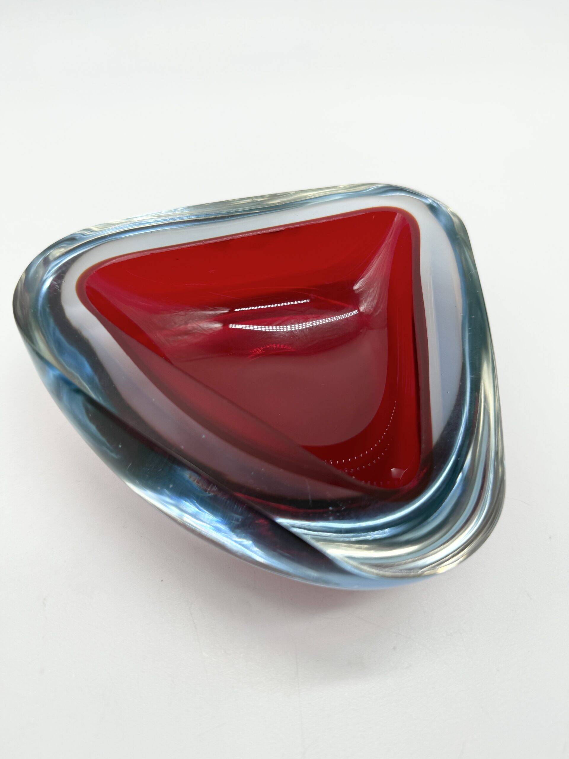 Ashtray "Sommerso" – Murano Glass, 1960s