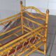 Vintage children's rattan bed from the 50s/60s