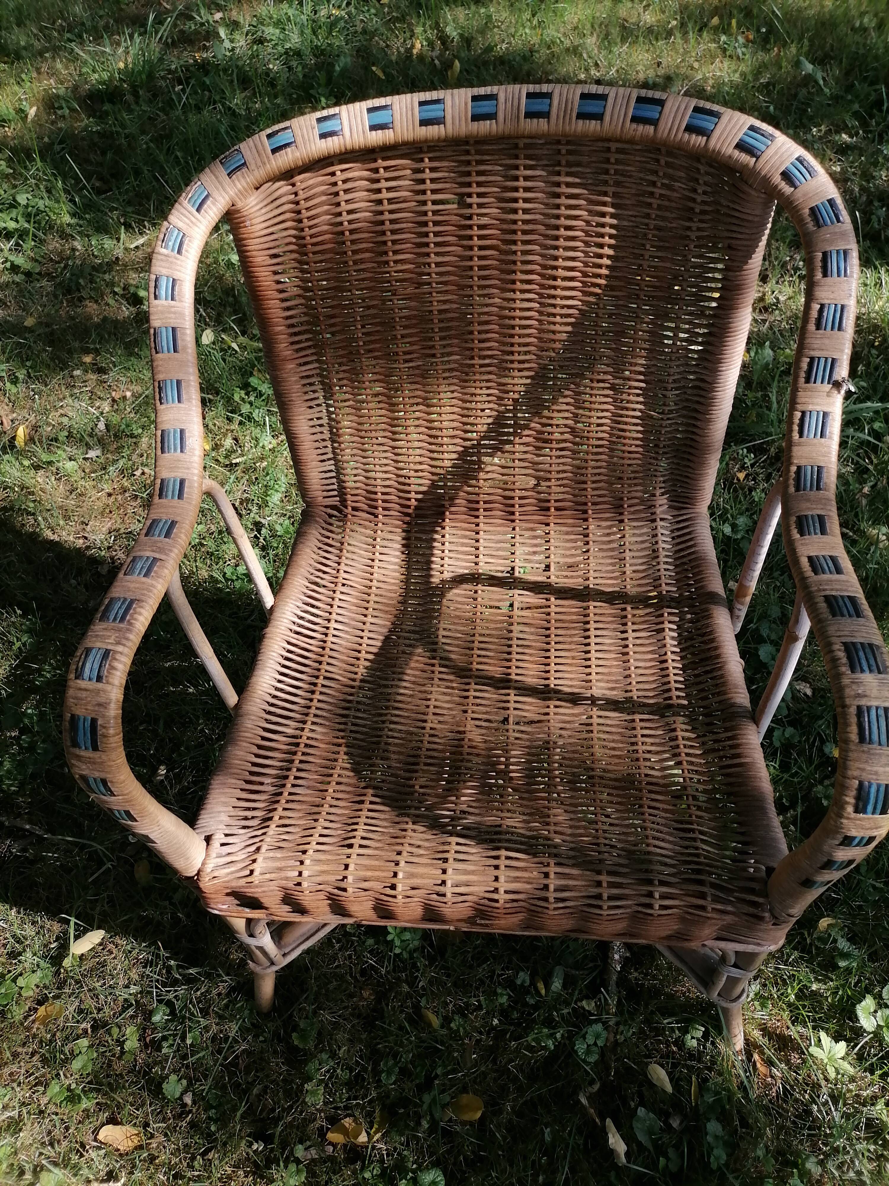Garden rattan living room