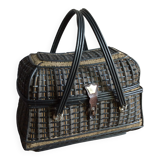 Old Bressan basket in blackened rattan