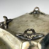 Antique silver plateau by Queen Victoria Sheffield, 1890s.