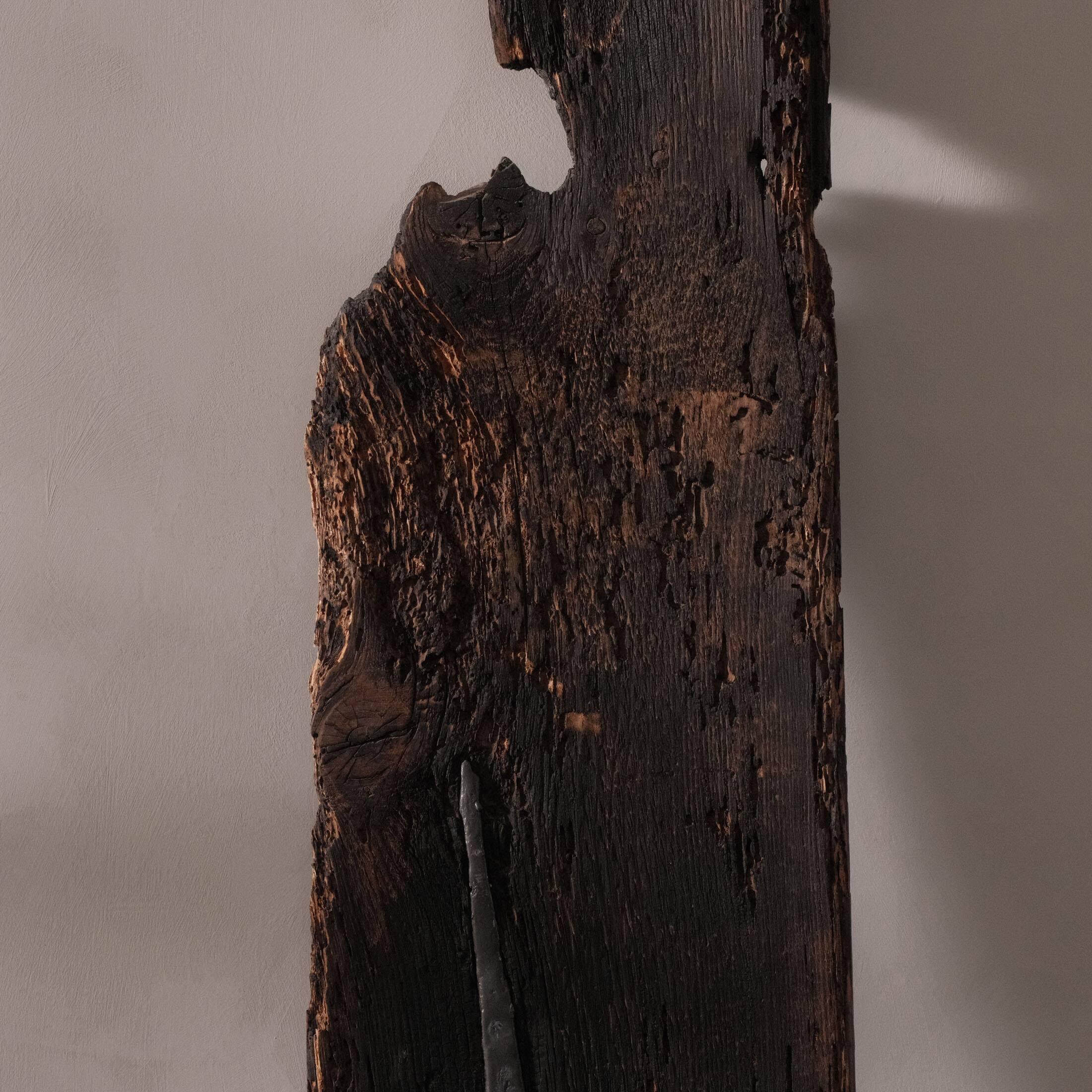 Sculpture in wood and lead