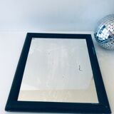 Ancient rectangular black mirror