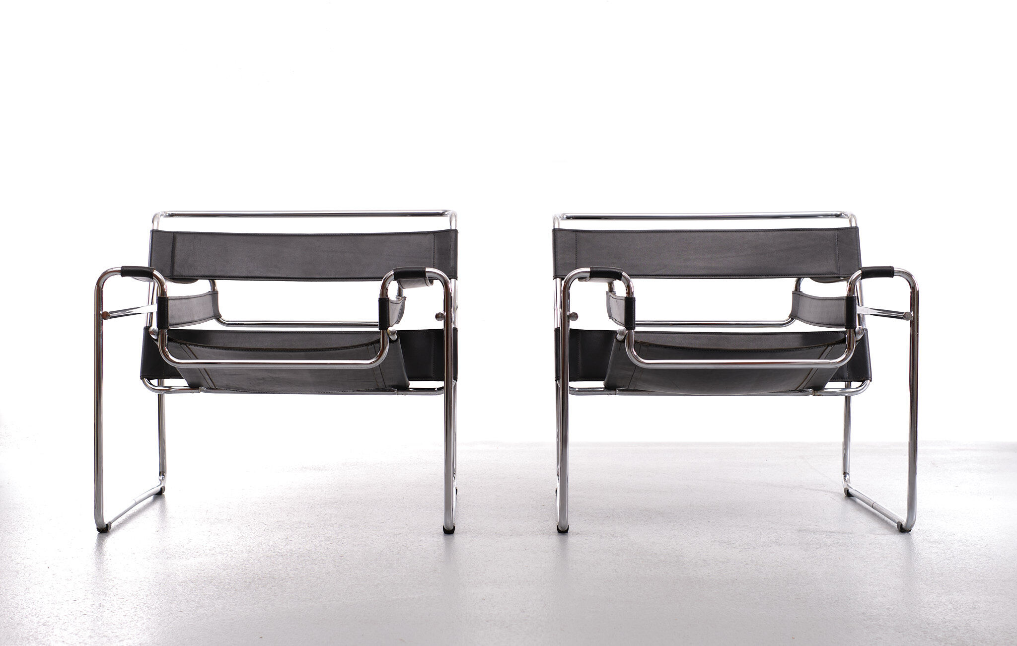 Pair of Wassily armchairs by Marcel Breuer 1970