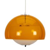 Orange And White Ball Pendant Lamp