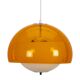 Lampe à Suspension Boule Orange Et Blanche