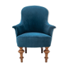 Fauteuil vintage bleu