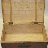 Old wooden suitcase