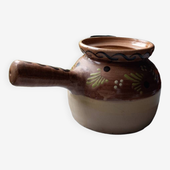 Old terracotta pot/skillet