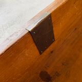 Old inlaid chest of drawers Louis XVI 3 drawers 19th