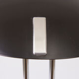 Midcentury black & chrome canopy lamp