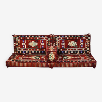 Turkish red floor sofa