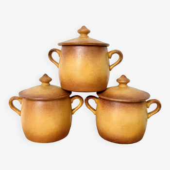Fired Porcelain Cream Pots