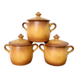 Pots à crème en porcelaine à feu