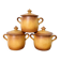 Fired Porcelain Cream Pots