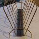 vintage metal magazine rack 1950