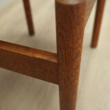 Set of two oak chairs, Danish design, 1960s, designer: Jørgen Baekmark, manufacturer: FDB Møbler