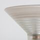 Pair of Italian golden floor lamps with glass shade, 1970’s