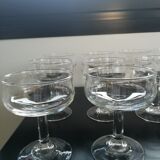 Set of 12 Arcoroc foot glasses