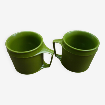 Pair of insulated cups "Aladdin" of the German army, US manufacture 1970s, Nashville. In