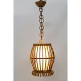 Rattan suspension from the 60s.