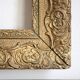 Gilded wooden and stucco frame