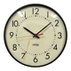 Vintage school wall clock from standard electric, 1980s