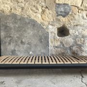 Cadre de lit métallique XXème