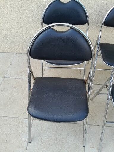 4 vintage folding chairs CIVIC