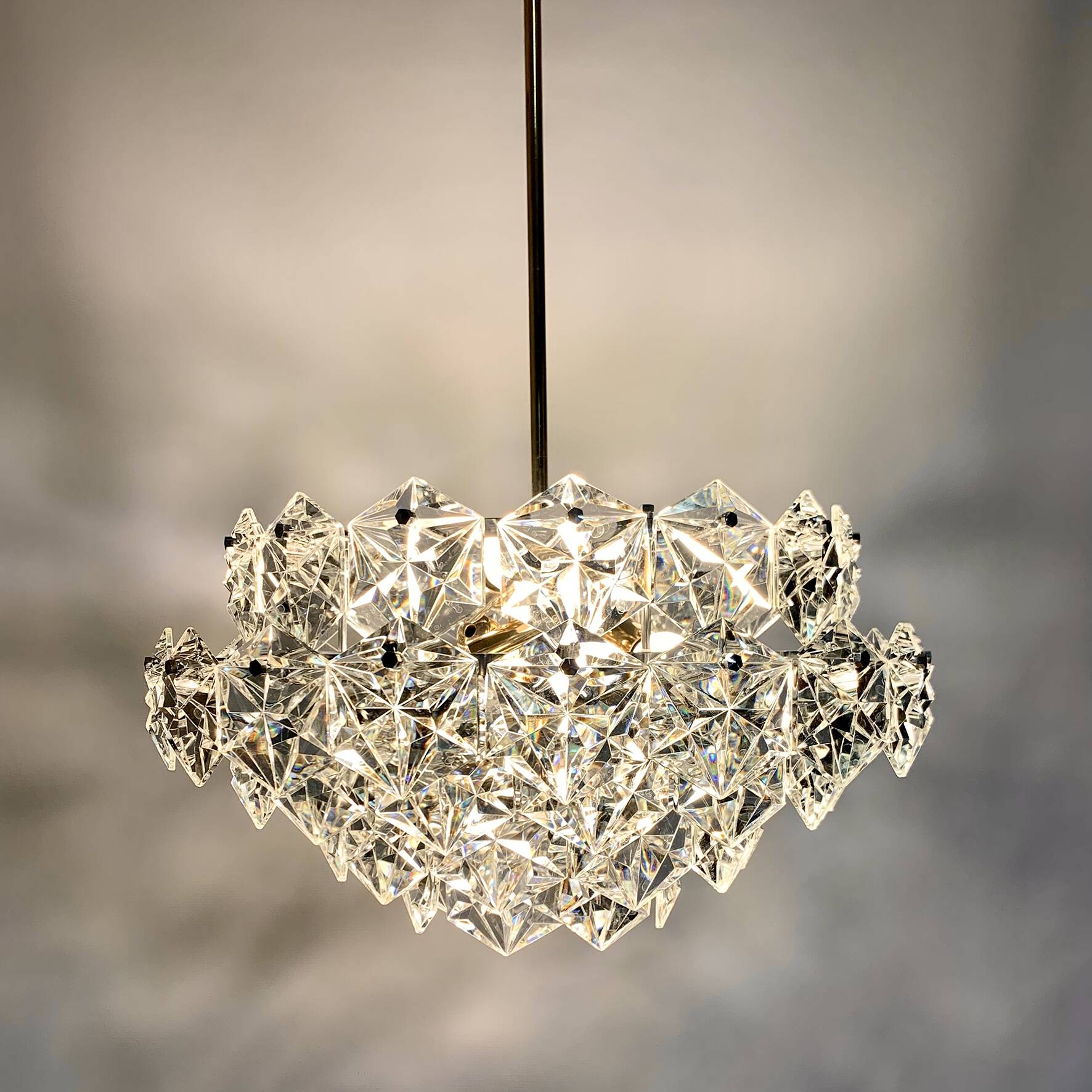 Kinkeldey 5-tier chandelier, 1960s