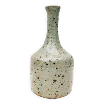 Vase soliflore grès pyrité vintage