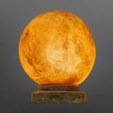 Lampe "Lune" en fibre de verre de l'ère spatiale, France 1970