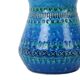Vintage Blue Bitossi Vase Rimini Blue Aldo Londi Design Sixties