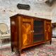 Low sideboard in marquetry style Louis XVI late nineteenth century