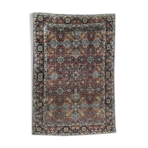 Tapis ancien persan ispahan fin