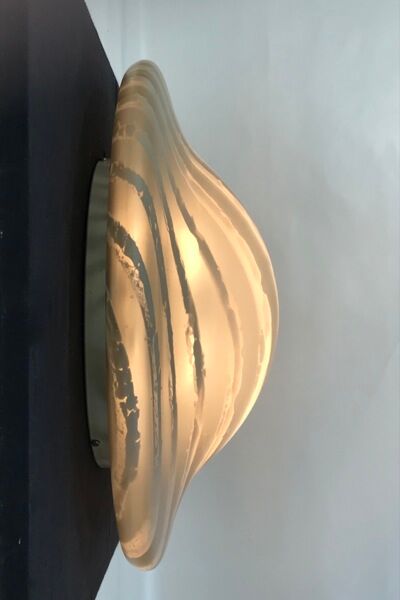 Peill & Putzler glass wall or ceiling light 1965