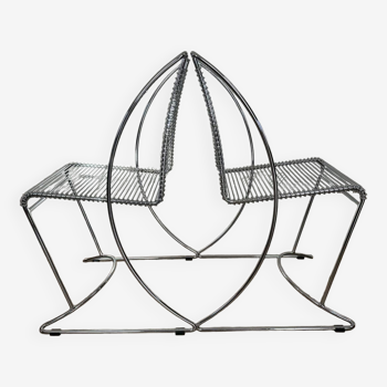 Paire de chaises, design Till Behrens, années 80