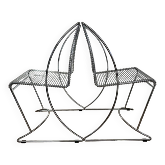 Pair of chairs, Till Behrens design, 1980s