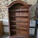 Gendarme hat library in solid oak, mid-20th century.