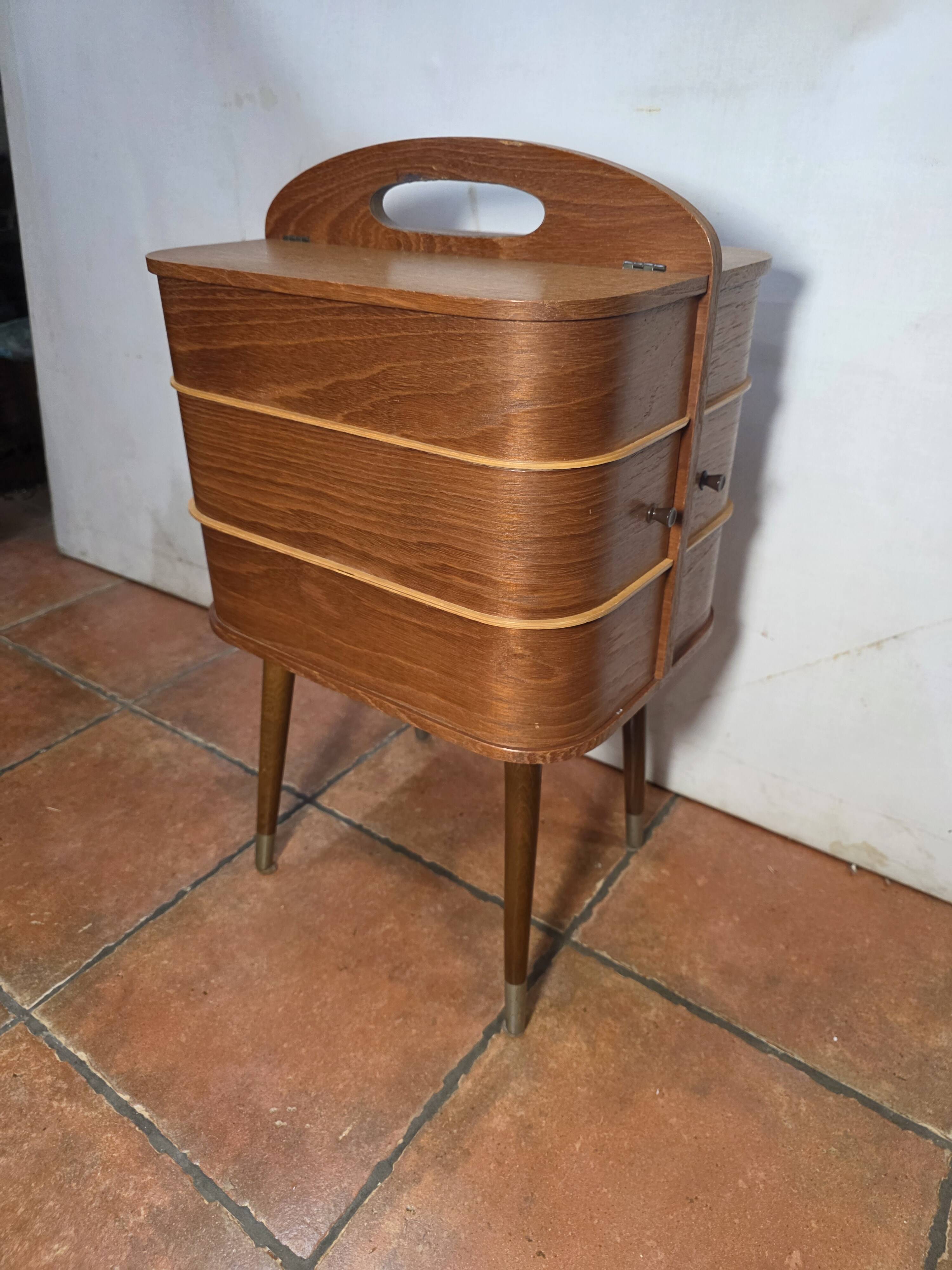 Scandinavian Teak Worker, Danish Design, 1960s