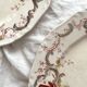 6 polychrome ironstone dinner plates "Wentworth" by Emile Bourgeois